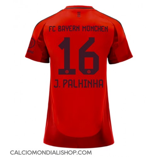 Maglie da calcio Bayern Munich Joao Palhinha #16 Prima Maglia Femminile 2024-25 Manica Corta